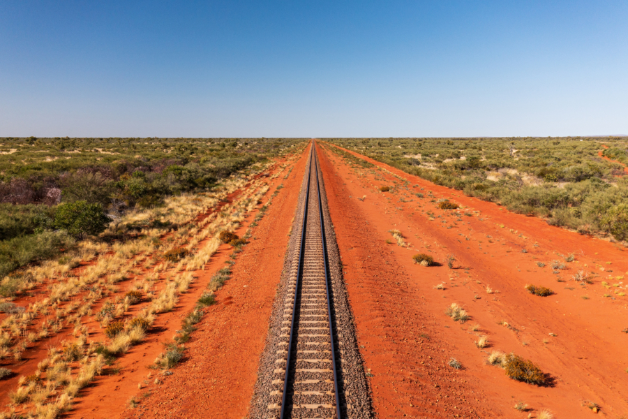 Steps in track laying