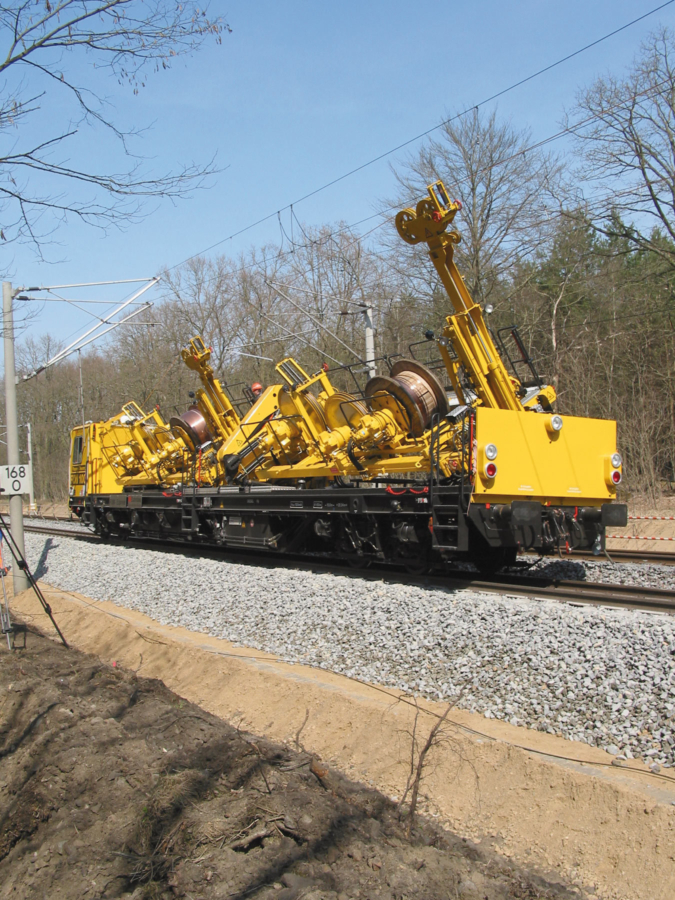 High quality materials require special installation methods in overhead line construction.