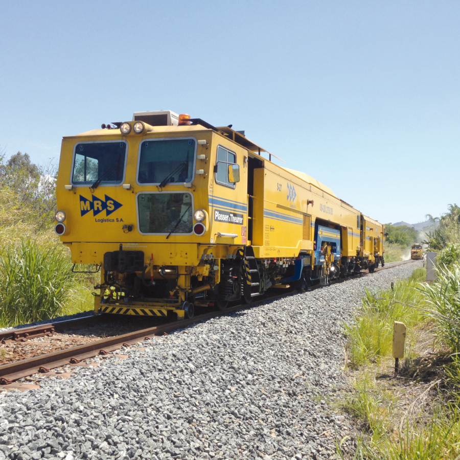 Brasilien – Multifunktionsmaschine für die Bearbeitung von Gleisen und Weichen auf der Schwerlastbahn von Malha Regional Sudeste MRS